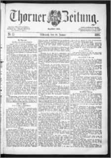 Thorner Zeitung 1889, Nr. 13