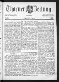 Thorner Zeitung 1889, Nr. 15