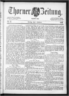 Thorner Zeitung 1889, Nr. 27