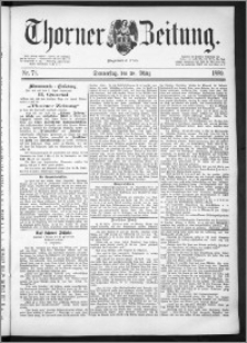 Thorner Zeitung 1889, Nr. 74