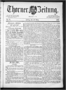 Thorner Zeitung 1889, Nr. 75