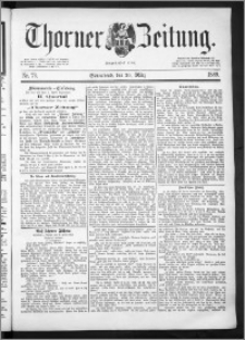 Thorner Zeitung 1889, Nr. 76