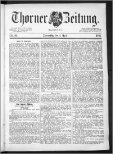 Thorner Zeitung 1889, Nr. 80