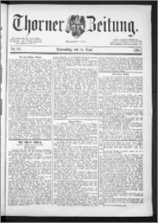 Thorner Zeitung 1889, Nr. 92