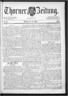 Thorner Zeitung 1889, Nr. 93