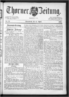 Thorner Zeitung 1889, Nr. 98