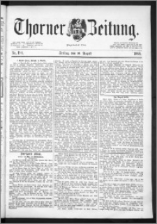 Thorner Zeitung 1889, Nr. 190