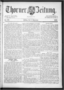 Thorner Zeitung 1889, Nr. 208