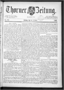 Thorner Zeitung 1889, Nr. 244