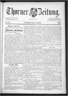 Thorner Zeitung 1889, Nr. 249