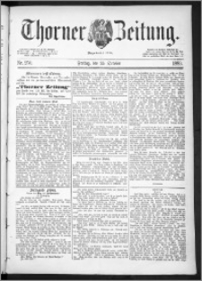 Thorner Zeitung 1889, Nr. 250