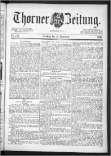 Thorner Zeitung 1889, Nr. 265