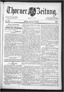 Thorner Zeitung 1889, Nr. 274