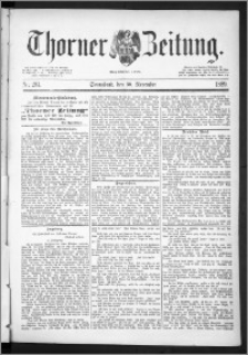 Thorner Zeitung 1889, Nr. 281