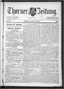 Thorner Zeitung 1889, Nr. 301