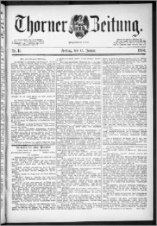 Thorner Zeitung 1890, Nr. 14