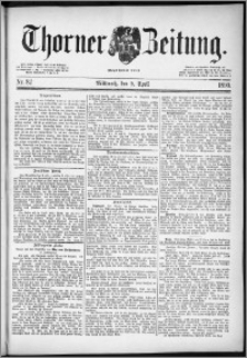 Thorner Zeitung 1890, Nr. 82