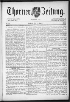 Thorner Zeitung 1890, Nr. 84