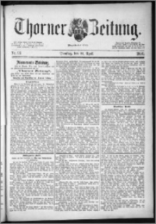 Thorner Zeitung 1890, Nr. 93