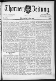 Thorner Zeitung 1890, Nr. 210