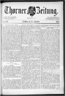 Thorner Zeitung 1890, Nr. 222