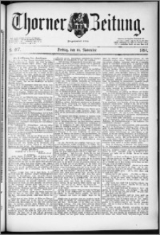 Thorner Zeitung 1890, Nr. 267