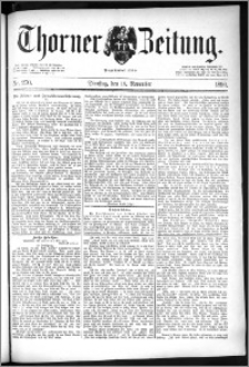 Thorner Zeitung 1890, Nr. 270