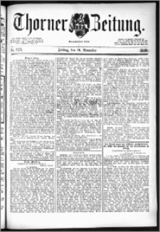 Thorner Zeitung 1890, Nr. 273