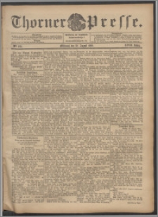Thorner Presse 1900, Jg. XVIII, Nr. 195 + Beilage