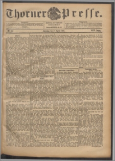 Thorner Presse 1901, Jg. XIX, Nr. 82 + 1. Beilage, 2. Beilage