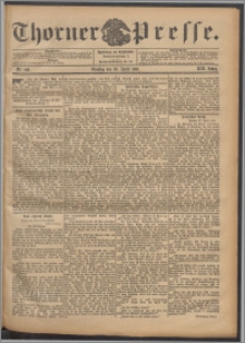 Thorner Presse 1901, Jg. XIX, Nr. 100 + Beilage