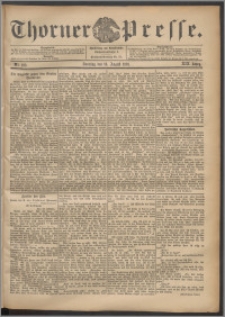 Thorner Presse 1901, Jg. XIX, Nr. 193 + 1. Beilage, 2. Beilage