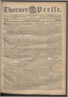 Thorner Presse 1901, Jg. XIX, Nr. 199 + 1. Beilage, 2. Beilage