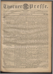 Thorner Presse 1901, Jg. XIX, Nr. 279 + Beilage