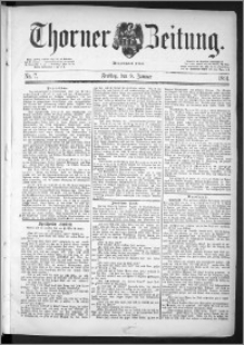 Thorner Zeitung 1891, Nr. 7