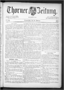 Thorner Zeitung 1891, Nr. 38