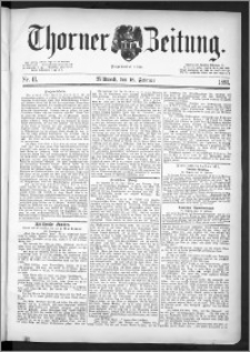 Thorner Zeitung 1891, Nr. 41