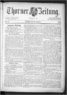 Thorner Zeitung 1891, Nr. 46