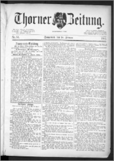 Thorner Zeitung 1891, Nr. 50