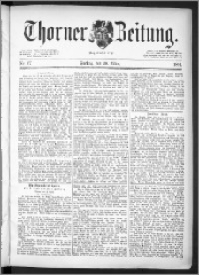 Thorner Zeitung 1891, Nr. 67