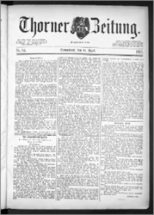 Thorner Zeitung 1891, Nr. 84