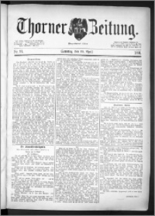 Thorner Zeitung 1891, Nr. 91