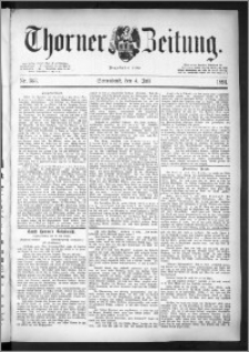 Thorner Zeitung 1891, Nr. 153