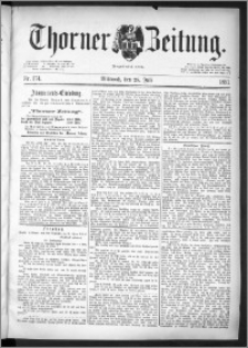 Thorner Zeitung 1891, Nr. 174