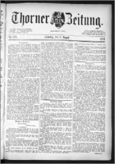 Thorner Zeitung 1891, Nr. 178