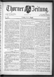 Thorner Zeitung 1891, Nr. 185