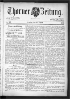 Thorner Zeitung 1891, Nr. 197