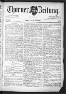 Thorner Zeitung 1891, Nr. 206