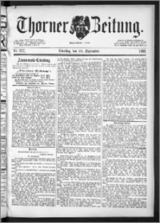 Thorner Zeitung 1891, Nr. 227