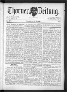 Thorner Zeitung 1891, Nr. 238 + Beilage